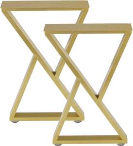 Base de Mesa Tradicional de Hierro y Aluminio para Comedor, Patas de Mesa Tipo Tulipán, Base de Mesa de Metal Dorado, Acero Inoxidable para Bar o Restaurante - Product Image 1