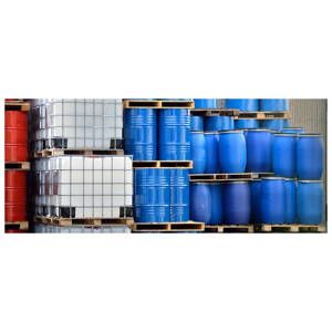 Food Grade 200-<b>Litre</b> Blue PE Plastic Barrel Open Top 55-Gallon Drum with Iron Hoop Recyclable Material - Product Image 1