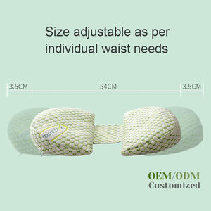 OEM personalizado pequeño <span class=keywords><strong>embarazo</strong></span> <span class=keywords><strong>cuña</strong></span> almohadas para dormir de lado, portátil de lado Sleeper maternidad vientre espalda caderas soporte, Verde - Product Image 2