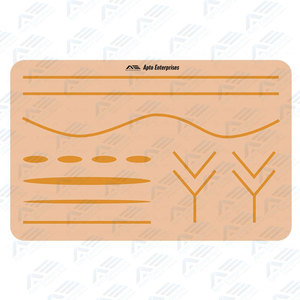 Kit de pratique chirurgicale professionnelle pour étudiants en médecine Kit de formation de suture réutilisable avec instrument médical en silicone durable - Product Image 2