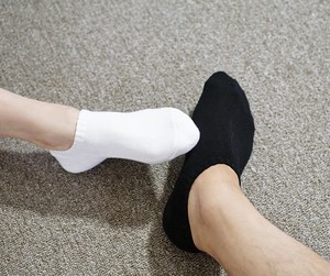 Nabiya <b>Men</b> <b>Sport</b> Terry No Show <b>Socks</b> with Extra Cushion Combed Cotton Durable & Breathable Made in Korea Autumn - Product Image 3