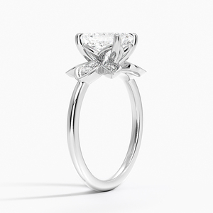 BOJ <b>Ring</b> 0121 <b>Emerald</b> Cut 925 <b>Silver</b> Prong Setting Solitaire Diamond <b>Ring</b> 2ct D Color VVS1 Moissanite GRA Certified - Product Image 2
