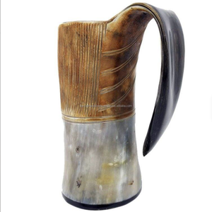 Mug en corne de bœuf artisanal de qualité supérieure, écologique, à thème marin, en matériau organique poli, cadeau d'affaires, festival, mariage - Product Image 5