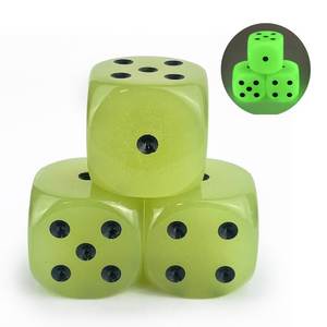 LOOKING HANDMADE RESIN PATTERN ECO-friendly Portable 6 Sided Acrylic Round Corner Standard Game D6 <b>Dice</b> for Yahtzee Game - Product Image 3