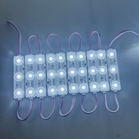 6818 20x IP67 étanche 2835 puce SMD 3 LED Module avec lentille rétro-éclairage ampoule lumière signe bande lampe DC 12V 1.08 watts pour l'extérieur
