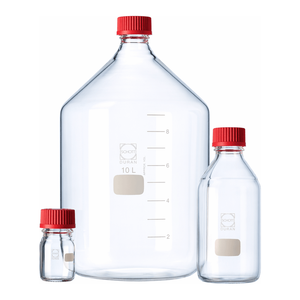 Botella de Laboratorio de Vidrio Borosilicato a Prueba de Fugas con Tapón de Rosca de PTFE para Muestreo Químico - Product Image 2
