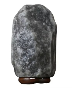 Lampes en sel gris de l'Himalaya, grises, sculptées à la main, artisanat naturel, décorations pour la maison, lampe en sel de l'Himalaya, OEM. - Product Image 2