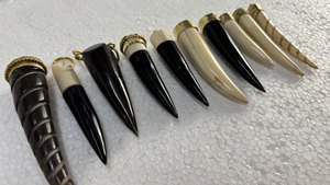 Bohemian Horn Necklace luxury handmade pendant horn crafted Unisex Fashion Jewelry Set new natural horn jewelry necklace - Product Image 5