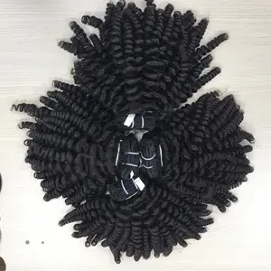 APOHAIR Super doble dibujado negro rizado al por mayor cutícula alineada DD y SDD extensiones de cabello humano - Product Image 6