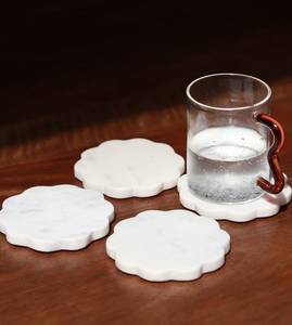 FAIZA CRAFT <b>Marble</b> <b>Coasters</b> Handcrafted Modern Luxury Eco-Friendly Set Customizable Color Logo High Quality for Tea Cups Coffee - Product Image 3