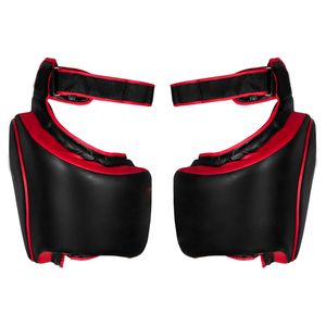 Dual Color Premium Quality New Customized Made High Performance Kickboxing <b>Thigh</b> <b>Pads</b> Adjustable Straps Martial Arts Gear - Product Image 1