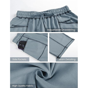 Women Relaxed Cargo Pants Wide Leg Sweatpants High Waist <b>Drawstring</b> Casual Streetwear Joggers - Product Image 6