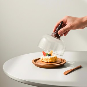 wood <b>cake</b> stand acrylic dome wooden <b>cake</b> stand with acrylic <b>cover</b> <b>cake</b> display stand wedding <b>cake</b> stand gold <b>cake</b> pedestal stand - Product Image 4