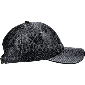 Gorra de Béisbol de Cuero Personalizada, 6 Paneles, Ajustable, Unisex, Cómoda, Transpirable, de Color Sólido, para Uso Casual, para Adultos - Product Image 3