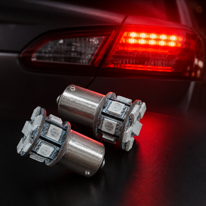 Nueva Bombilla Automotriz Brillante 7440 3157 1156 1157 13SMD 5050 12V, Luz de Freno Amarilla Dorada, Luz de Señal de Giro para Camiones y Motocicletas - Product Image 4