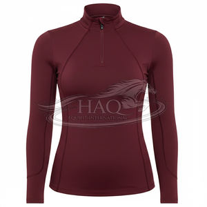 Haut de performance équestre à manches longues OEM, anti-humidité, pour l'équitation et l'entraînement - Product Image 1