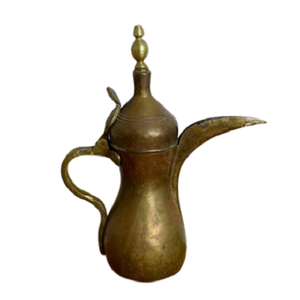 Elegante tetera árabe Dallah de metal, decoración para el hogar, adorno para la sala de estar y la mesa, cafetera Dallah para la mesa de boda. - Product Image 4