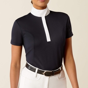 Camiseta de Equitación Elástica en 4 Direcciones de Alta Calidad, Capa Base para Competición, Camisa de Polo con Tela Técnica Suave al Tacto - Product Image 3