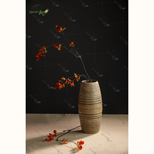 Vase décoratif en bambou minimaliste moderne 2025 fabriqué à la main au Vietnam pour la décoration de la maison et du bureau - Product Image 1