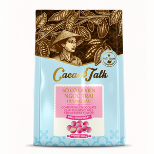 Ingredientes para Panadería al por Mayor, Chocolate Compuesto Vietnamita, Bolas Crujientes de Chocolate con Fresa, Decoración de Cacao para Pasteles, HALAL, OEM/ODM - Product Image 1