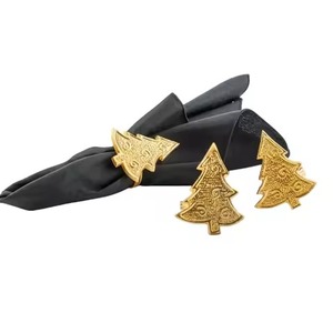 Anillo de Servilleta Metálico Clásico para Mesa de Boda, Decoración Elegante para Banquetes y Eventos - Product Image 2