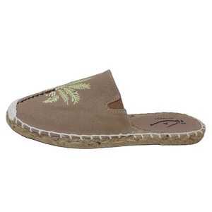 2024 nouveauté imprimé dames espadrilles plat décontracté mocassins chaussures Jute semelle intérieure légère anti-dérapant extérieur droite gauche semelle été - Product Image 1