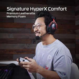 Casque de jeu sans fil HyperX Cloud Alpha, longue autonomie de la batterie, faible latence 2,4 GHz, microphone détachable à réduction de bruit - Product Image 6