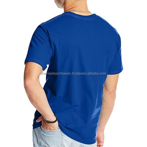 เสื้อยืดคอกลมผ้าฝ้ายหนานุ่มทรงใหญ่พิเศษสำหรับผู้ชาย สไตล์ลำลองแนวสตรีท - Product Image 5