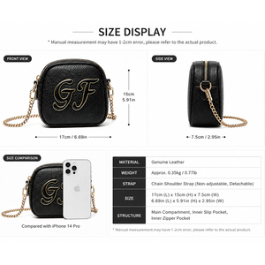 Sac bandoulière mini de créateur en PU avec chaîne métallique, sac à main pour femme, vente en gros - Product Image 3