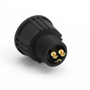 Connecteur en laiton étanche moulé avec câble, taille B, 3 broches, 10A, IP67, 250V - Product Image 2