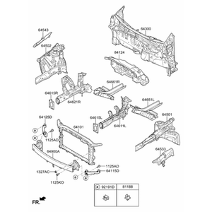 Repuestos y Accesorios para Autos y Camionetas Elantra Nuevos, Lado Derecho 64502F2000 - Product Image 2