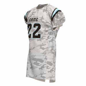 Tenues de football américain de qualité supérieure, entièrement personnalisées avec logo et impression par sublimation, uniformes d'équipe - Product Image 4