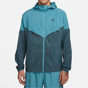 Winter Hooded Casual Windbreaker <b>Short</b> Set for Men with Matching Drawstring <b>Shorts</b> and Zip <b>Jacket</b> - Product Image 6