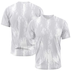 Maillot de baseball personnalisé pour homme, sublimé, dégradé blanc-gris, manches courtes, anti-humidité, coupe classique, impression du nom de l'équipe - Product Image 2