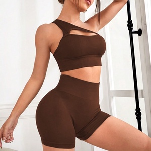 Conjunto Deportivo de 2 Piezas para Mujer, Conjunto de Yoga, Bra Deportivo, Ropa Deportiva Personalizada al por Mayor, Conjuntos de Fitness para Gimnasio - Product Image 5