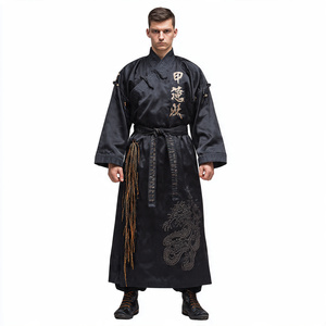 Bata de Artes Marciales de Satén de Alta Calidad para Boxeo, Karate y Jiu-Jitsu, Personalizable, 100% Poliéster, Ligera - Product Image 3