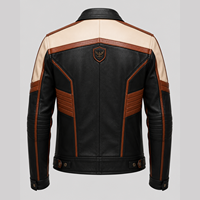 Veste en cuir véritable élégante pour homme, dernier design, haute qualité, style populaire, teinture unie, taille XS, état neuf