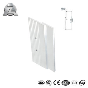 Taquet français en <span class=keywords><strong>m</strong></span>étal de 1 à 7/8 pouces de largeur Clip en Z pour cadre photo mural avec trous - Product Image 3