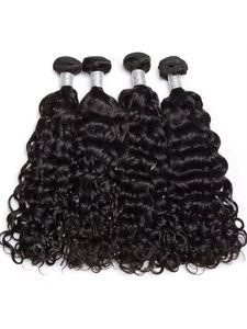 Extensiones de Cabello Humano Remy Indio de 4 Piezas, Ondulado Profundo, Negro, Rizado - Product Image 3