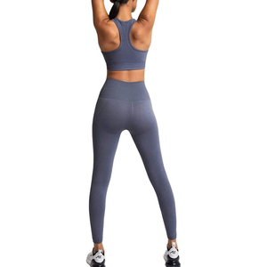 Ensemble de sport pour femme avec legging sculptant taille haute et haut à une bretelle, idéal pour le yoga et l'entraînement, tenue de sport sexy et décontractée - Product Image 2