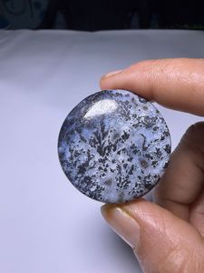 Cabochon de pierres précieuses naturelles Affection Gems, cristal de guérison, pour la création de bijoux, blanc et noir - Product Image 2