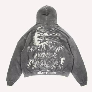 Sweat-shirts vintage pour hommes, mode streetwear moderne, mélange de coton respirant, style décontracté facile pour tous les jours - Product Image 3