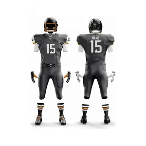 Professional Service ensures sublimation American football uniform 100% polyester meets Global Supply export needs. - Product Image 1