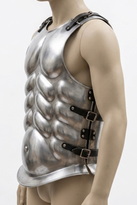Armadura de Gladiador Romano Hecha a Mano en Acero Medieval, Pechera de Cuero para Reenactment, SCA, Cosplay y Decoración del Hogar - Product Image 3