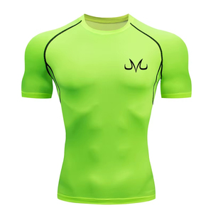 Graphic <b>Compression</b> <b>Shirts</b> <b>for</b> <b>Men</b> Summer Short Sleeve Rash Guard Gym Workout T <b>shirt</b> Athletic Quick Dry Swim <b>Shirt</b> Pool Use - Product Image 4