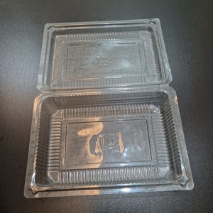 BPA Free Custom logo Food <b>Container</b> Fruit Fresh Keeping Packaging <b>Box</b> Food-grade PET <b>Container</b> Clear Plastic Customized Cake <b>Box</b> - Product Image 2