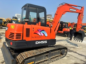 รถขุดขนาดเล็ก Doosan 55 Dh55 Dh55-7 ของแท้จากเกาหลี ราคาถูก น้ำหนัก 5.5 ตัน เครื่องยนต์มือสองผ่านการทดสอบ พร้อมวิดีโอ - Product Image 5