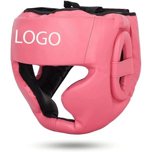 Protector de Cabeza Profesional de Cuero, Impermeable y Transpirable, para Boxeo, Muay Thai, Entrenamiento, MMA, Casco de Combate - Product Image 1