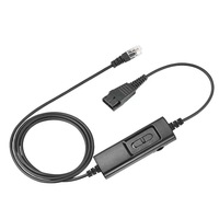 RJ9 zu QD Adapterkabel Schnelltrennkabel mit Lautstärkeregelung für Plantronics QD-Kopfhörer