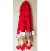 Guirlande de fleurs à motif vache faite à la main, ensemble de 10 décorations suspendues pour porte, pour décorations festives et de Pooja
